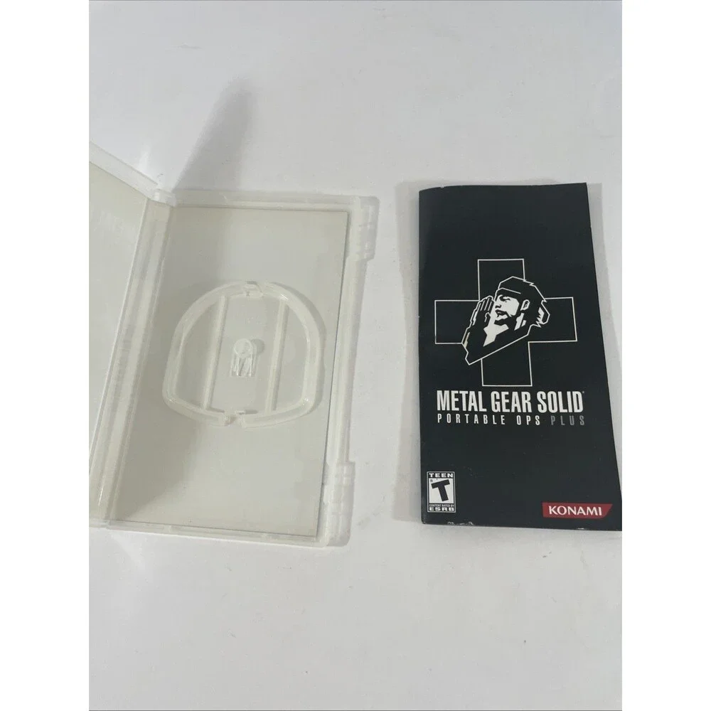 Metal Gear Solid: Portable Ops Plus (Sony PSP, 2007) Case & Manual Only No Game